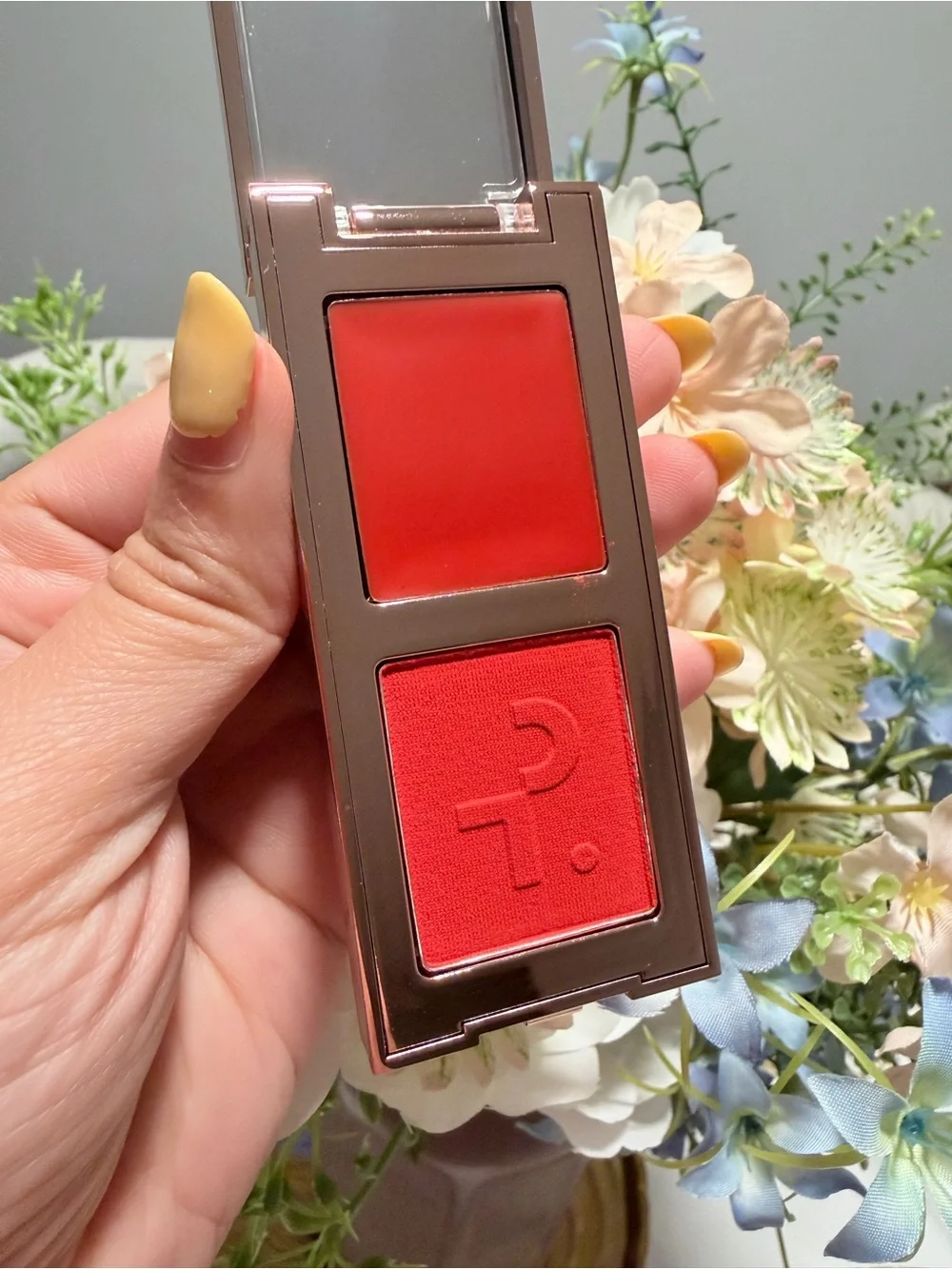Patrick Ta Mini Creme and Powder Blush Duo - She Left Me On Red